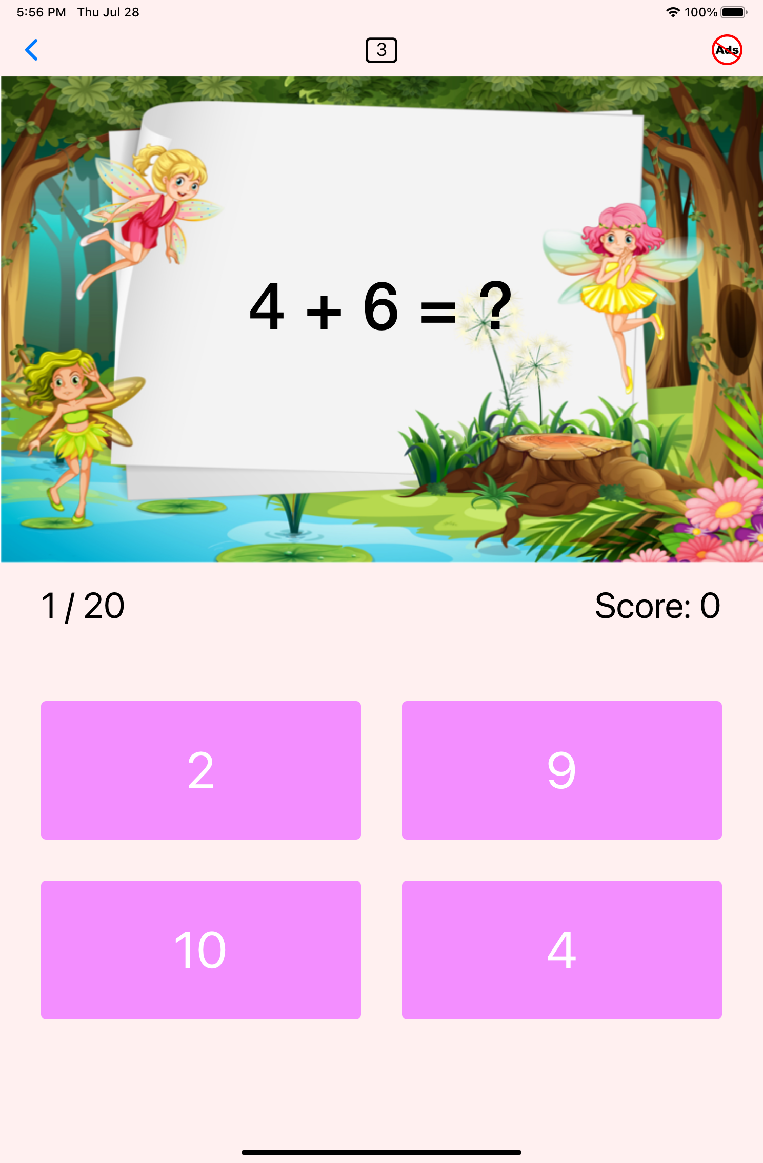 First Grade Math App Photo