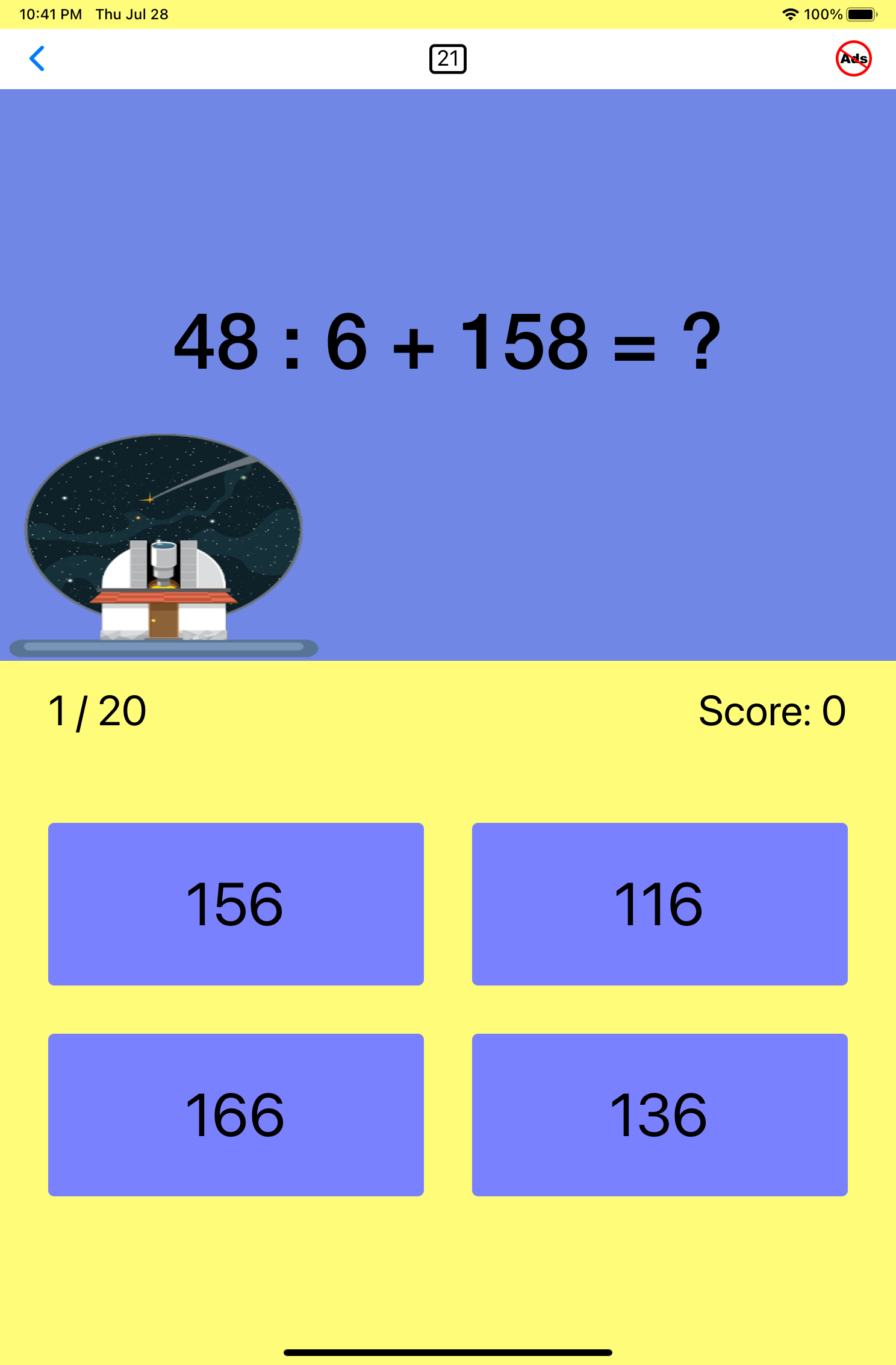 Fourth Grade Math App Photo