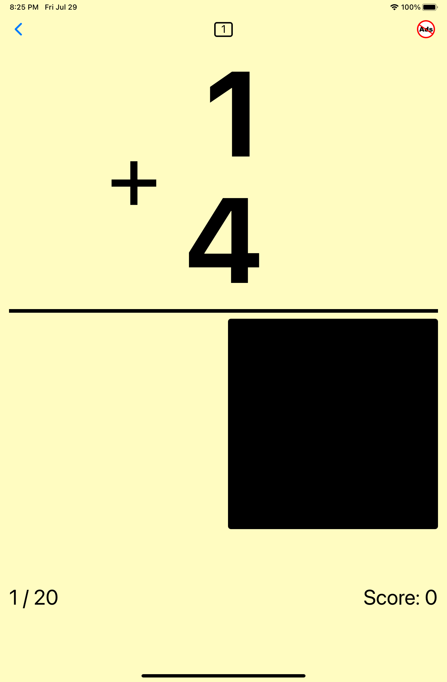 Number Writing Practice Math 1 Photo