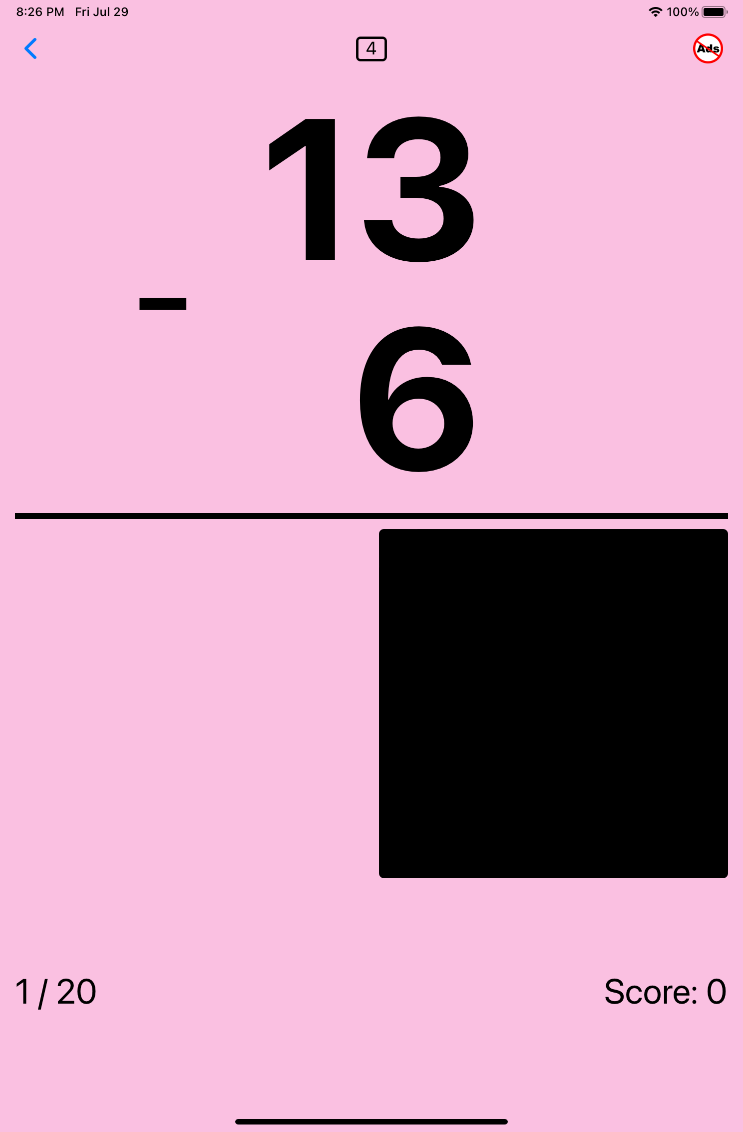 Number Writing Practice Math 1 Photo