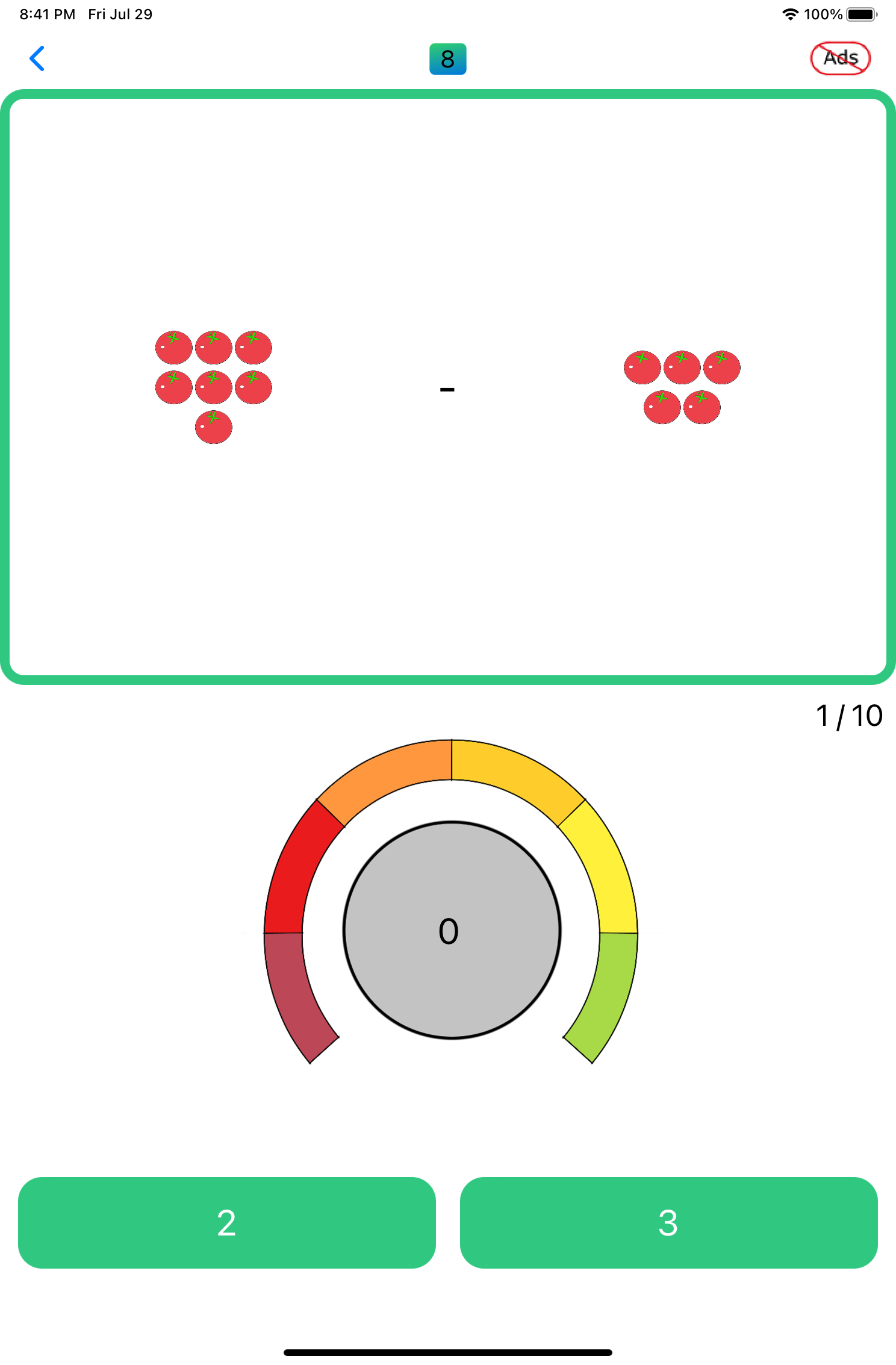 Preschool Math Quiz Photo