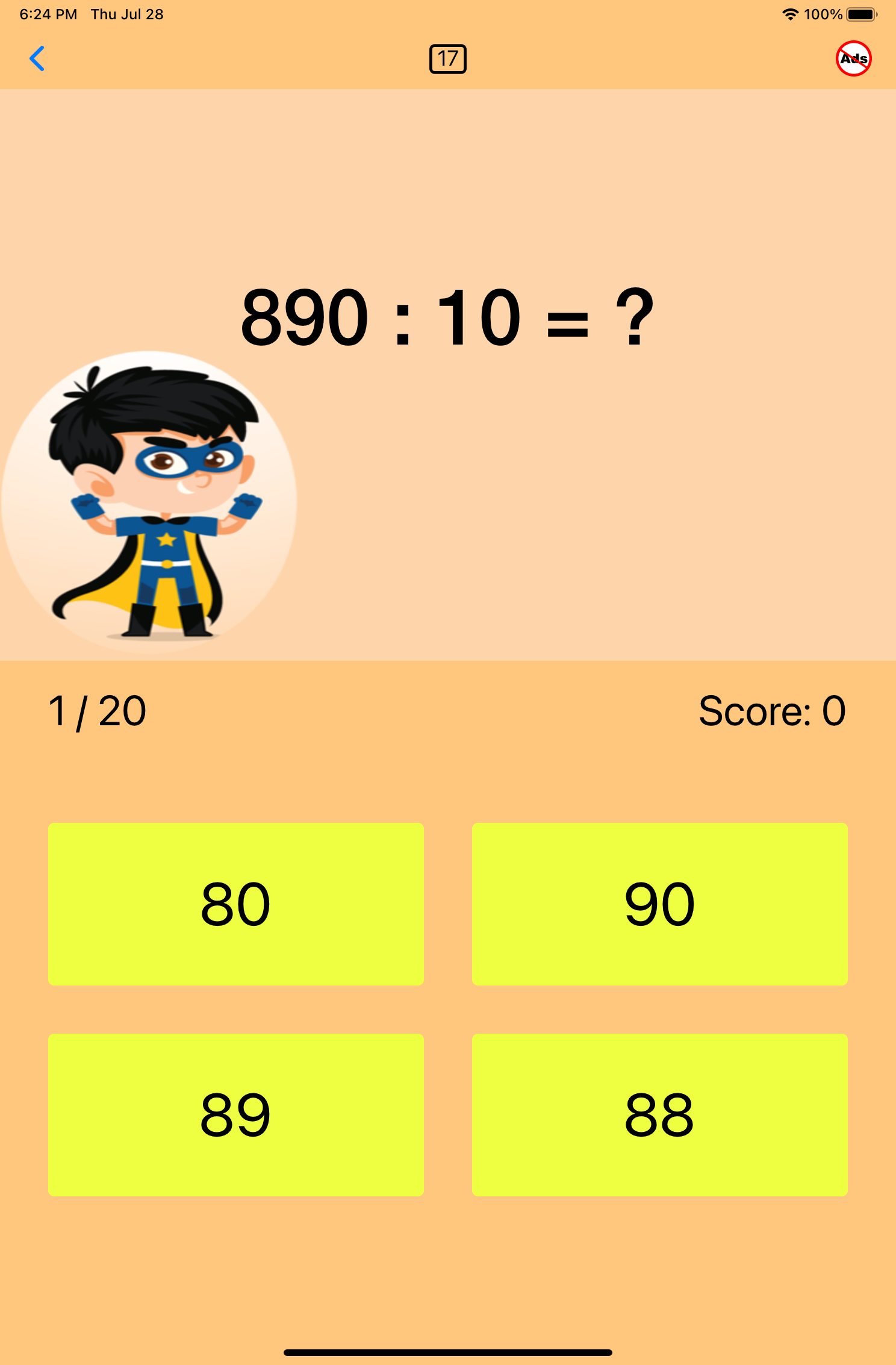 Third Grade Math App Photo